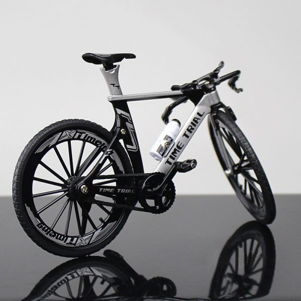 1:10 Mini Finger Alloy Bicycle Diecast Model Ornaments Fold Dh Racing Mountain Mtb Road Bike Simulation Collection Toys Gift - Image 3