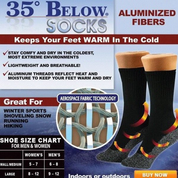 1/2Pairs Winter Self-Heating Socks for Men Women Thermal Heated Socks Elastic Anti-Slip Socks Outdoor Ski Tube Sock Foot Warmer - Image 2