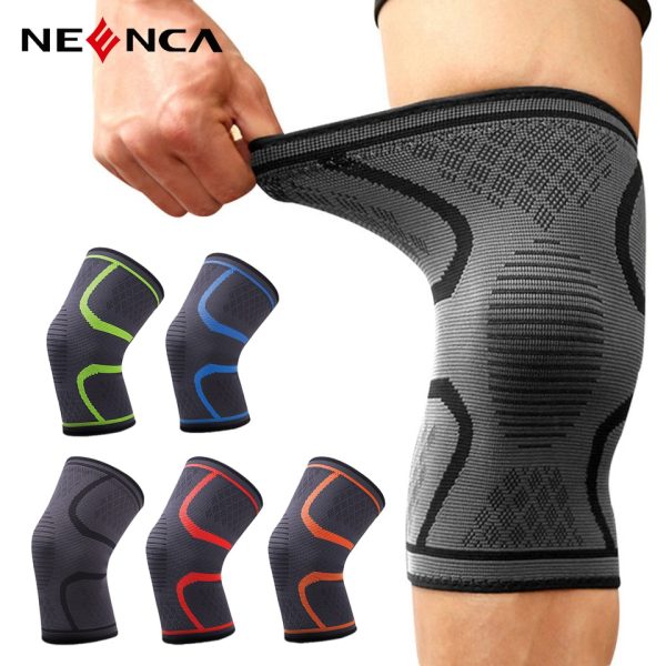 1 piece Fitness Running Cycling Knee Support Braces Elastic Nylon Sport Compression Knee Pad Sleeve for Basketball Volleyball