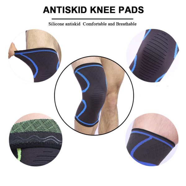 1 piece Fitness Running Cycling Knee Support Braces Elastic Nylon Sport Compression Knee Pad Sleeve for Basketball Volleyball - Image 9