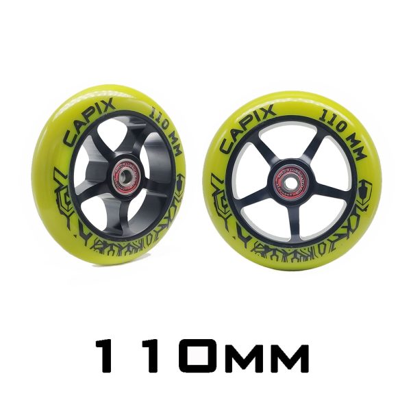 [100mm 110mm 120mm] Replacement Push/Kick/Stunt Scooter Wheels with Bearings & Bushings Scooter Parts Accessories 2pcs/set - Image 5