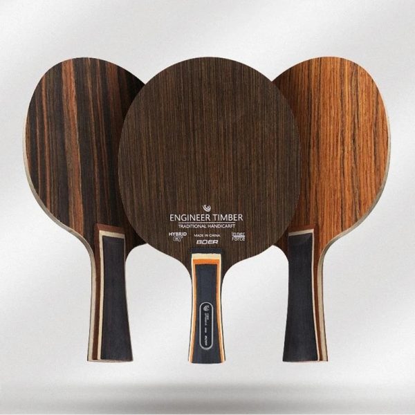 1pcs BOER blade Super Hard Ebony Wood Dalbergia Table Tennis Blade High Speed Ping Pong Blade For Quick Attack Offensive Players