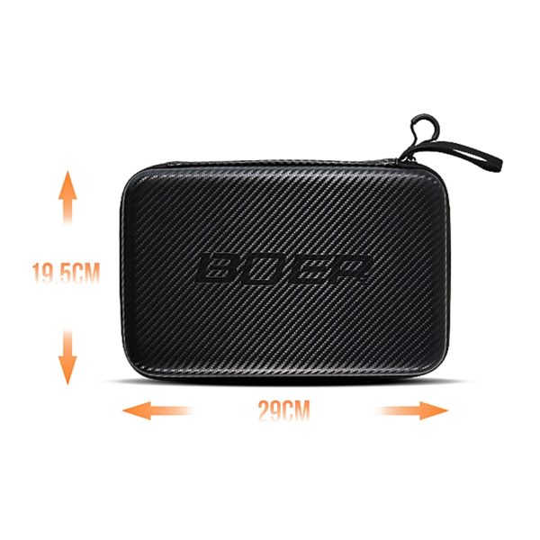 1pcs Black Waterproof 170g About 290x195x50mm Table Tennis Bat Cover Paddle EVA Material Bag Ping Pong Cases Zip Pocket Package - Image 4