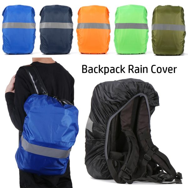 20/35L Rain Cover Backpack Reflective Waterproof Bag Camo Tactical Outdoor Camping Hiking Climbing Dust Raincover - Image 2