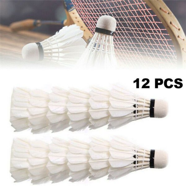 2022new1/3/6/12pcsHigh Quality Ball Sports Tools Durable Foam Head Soft Texture Badminton Racket Badminton Goose Feather