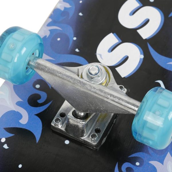 2023 4 Wheel Skateboard Women Double Rocker Skateboard Back Panel Spray Paint Maple Skates Decks Long Skate Board For Adults HWC - Image 5