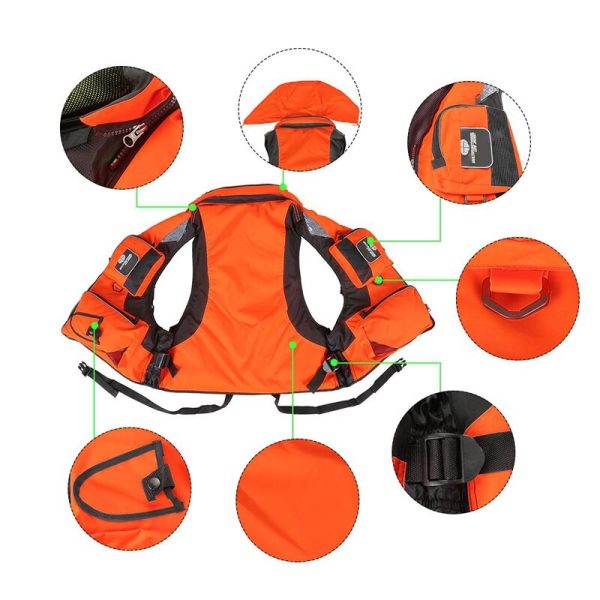 2023 Adult Life Jacket Adjustable Buoyancy Aid Swimming Boating Sailing Fishing Water Sports Safety Life Man Jacket Vest - Image 5