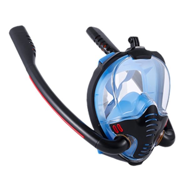 2023 Diving Mask Adult Men Women Goggles Equipment Swimming Snorkel Mask Double Breath Mascara Tube Silicone Full Dry Scuba