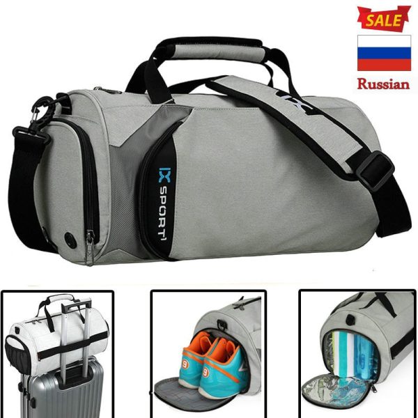 2023 Men Gym Bags For Fitness Training Outdoor Travel Sport Bag Multifunction Dry Wet Separation Bags Sac De Sport