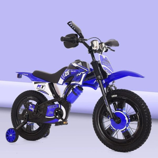 2023 Motorcycle Children's Bicycle 12 Inch 16 Inch Baby Bicycle Child Bicycle 3 Year Old Children's Stroller Cool - Image 3