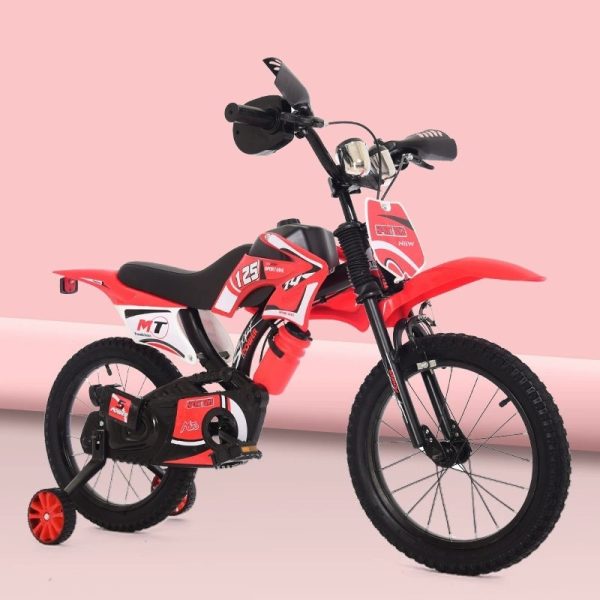 2023 Motorcycle Children's Bicycle 12 Inch 16 Inch Baby Bicycle Child Bicycle 3 Year Old Children's Stroller Cool