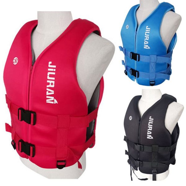 2023 Neoprene Life Jacket Adult Kids Life Vest Water Sports Fishing Vest Kayaking Boating Swimming Surfing Drifting Safety Life