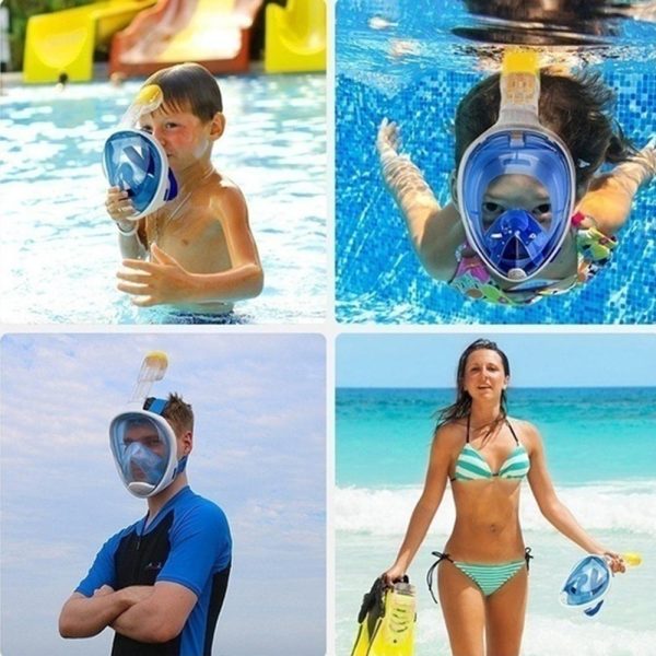 2023 Scuba Swimming Mask Full Face Anti-fog Snorkeling Diving Mask Underwater Spearfishing Mask Glasses Training Mask with fo - Image 3