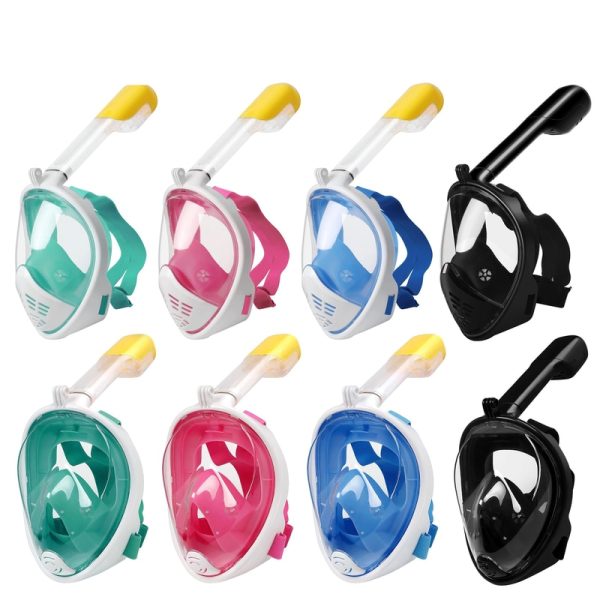 2023 Snorkeling-Set Diving Mask Underwater Scuba Anti Fog Full Face Snorkeling Mask Swimming Wide View Snorkel Mask For Adult - Image 5