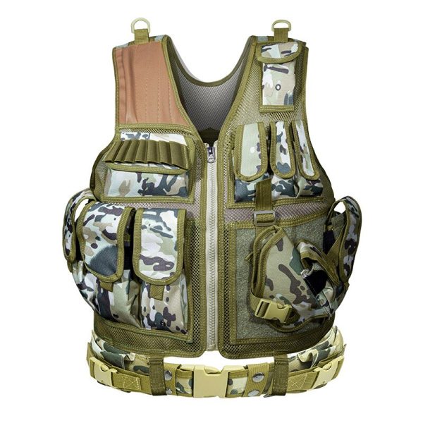 2023 Tactical Vest Military Combat Armor Vests Mens Tactical Hunting Vest Army Adjustable Armor Outdoor CS Training Vest Airsoft - Image 4