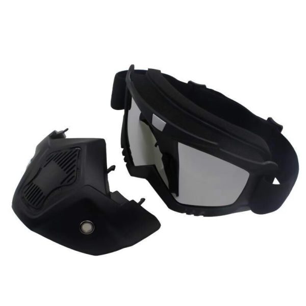 2023 Unisex Ski Snowboard Mask Snowmobile Skiing Goggles Windproof Motocross Protective Glasses Safety Goggles with Mouth Filter - Image 5