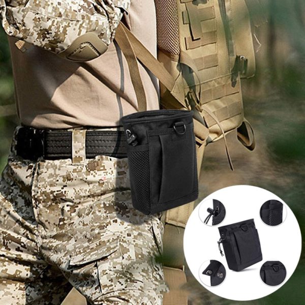 600D Nylon Portable Recycling Bag Outdoor Molle Pouch Military Backpack Hanging Bag EDC Gear Waist Sports Hunting Tactical Bag - Image 2