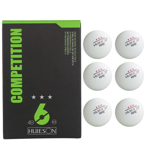 6Pcs/pack 3 Star Ping Pong Balls 40mm/1.57i Diameter 2.9g Table Tennis Ball For Professional Competition Training - Image 4