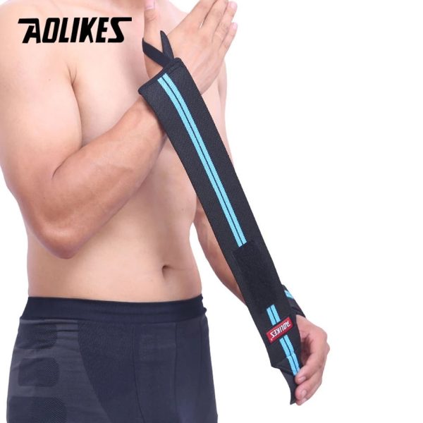 AOLIKES 1 PCS Wristband Wrist Support Weight Lifting Gym Training Wrist Support Brace Straps Wraps Crossfit Powerlifting - Image 3