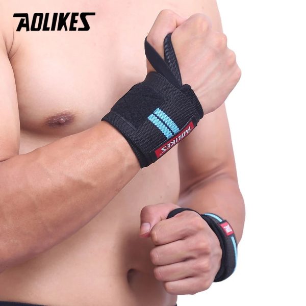 AOLIKES 1 PCS Wristband Wrist Support Weight Lifting Gym Training Wrist Support Brace Straps Wraps Crossfit Powerlifting - Image 4