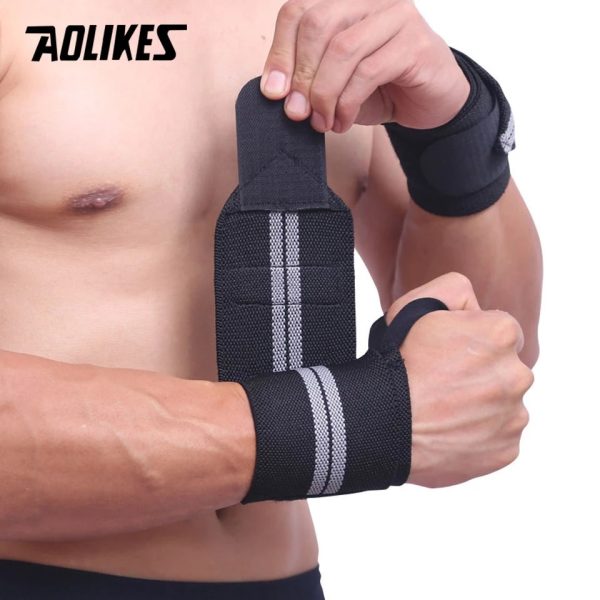 AOLIKES 1 PCS Wristband Wrist Support Weight Lifting Gym Training Wrist Support Brace Straps Wraps Crossfit Powerlifting - Image 5