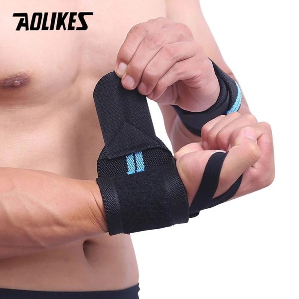 AOLIKES 1 PCS Wristband Wrist Support Weight Lifting Gym Training Wrist Support Brace Straps Wraps Crossfit Powerlifting - Image 6