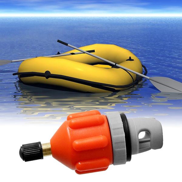 Air Valve Adaptor Dustproof Wear-resistant Rowing Boat Air Valve Adaptor Nylon Kayak Inflatable Pump Adapter for SUP Board - Image 4