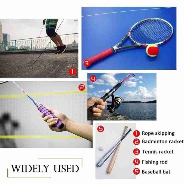 Anti-slip Breathable Sport Over Grip Sweatband Tennis Overgrips Tape Badminton Racket Grips Sweatband Fishing Rods OverGrip Band - Image 6