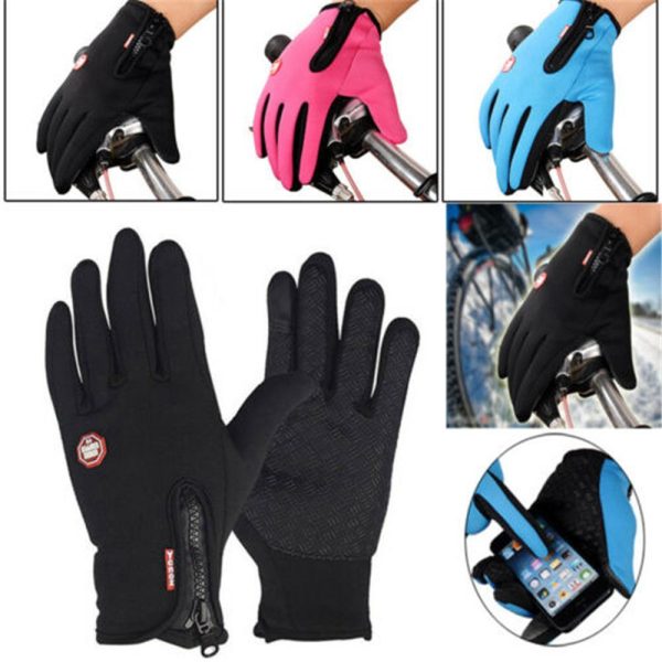 Anti-slip Winter Warm Gloves Windproof Thermal Touch Screen Mitten Skiing Riding Cycling Sports Gloves - Image 4