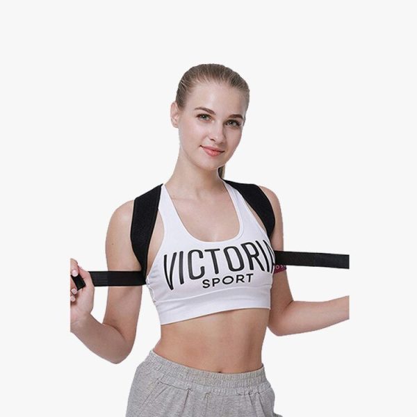 Back Posture Belt Adult Prevention Hunchback Open Shoulder Chest Pressure Sitting Posture Adjustable Clavicle Fixation Corrector - Image 2