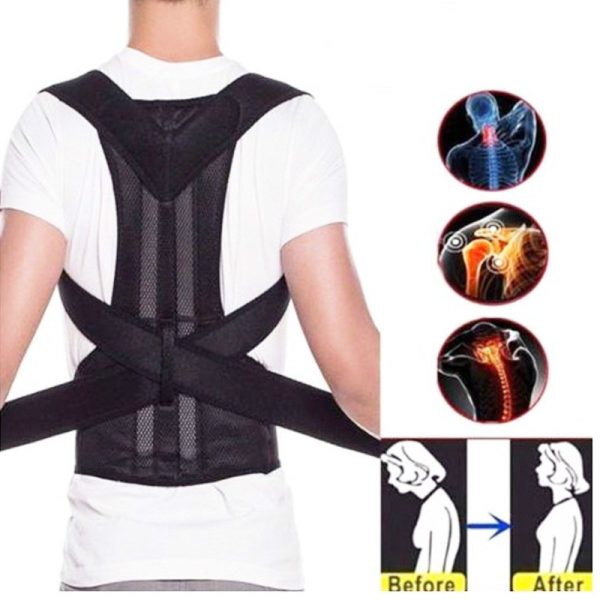 Back Posture Brace Clavicle Support Stop Slouching and Hunching Adjustable Back Trainer Unisex - Image 3