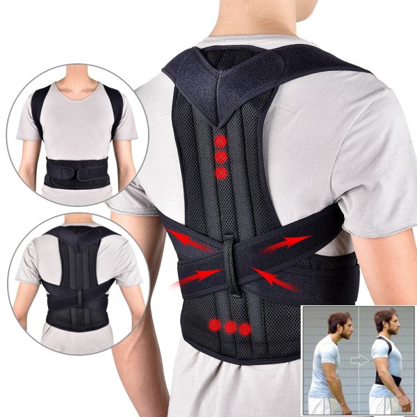 Back Posture Brace Clavicle Support Stop Slouching and Hunching Adjustable Back Trainer Unisex - Image 4