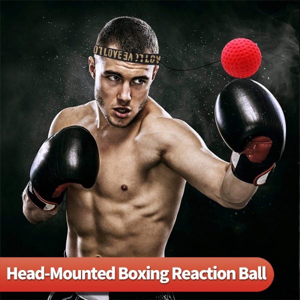 Boxing Speed Ball Head-mounted PU Punch Ball MMA Sanda Training Hand Eye Reaction Home Sandbag Muay Thai Boxeo Fitness Equipment