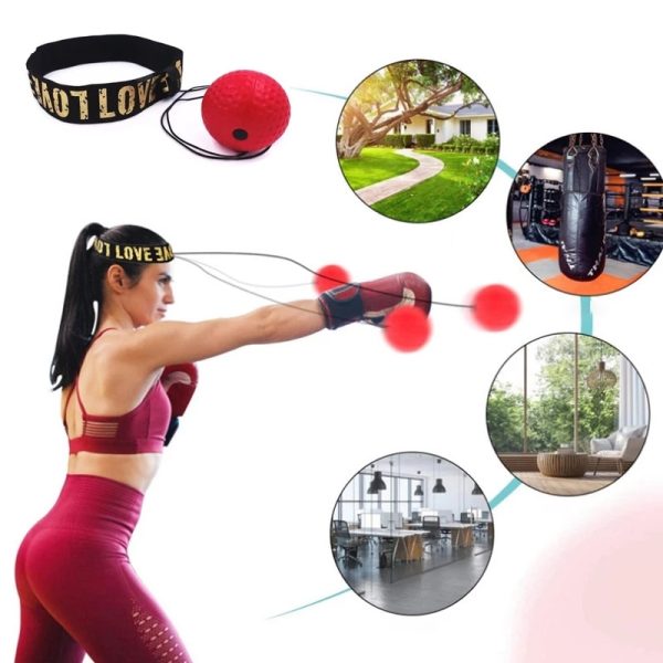 Boxing Speed Ball Head-mounted PU Punch ball MMA Sanda Training Hand Eye Reaction Home Sandbag Fitness Boxing Equipment boxeo - Image 2