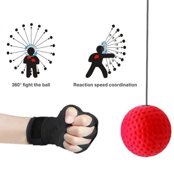 Boxing Speed Ball Head-mounted PU Punch ball MMA Sanda Training Hand Eye Reaction Home Sandbag Fitness Boxing Equipment boxeo - Image 3