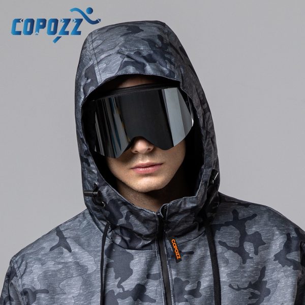 COPOZZ Professional Winter Ski Goggles Magnetic Quick-Change Double Layers Anti-Fog Snowboard goggles Men Women Ski Equipment - Image 5