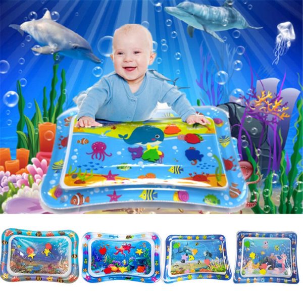 Children's Mat Baby Water Play Mat Inflatable Toys Kids Thicken PVC Playmat Toddler Activity Play Center Water Mat for Babies