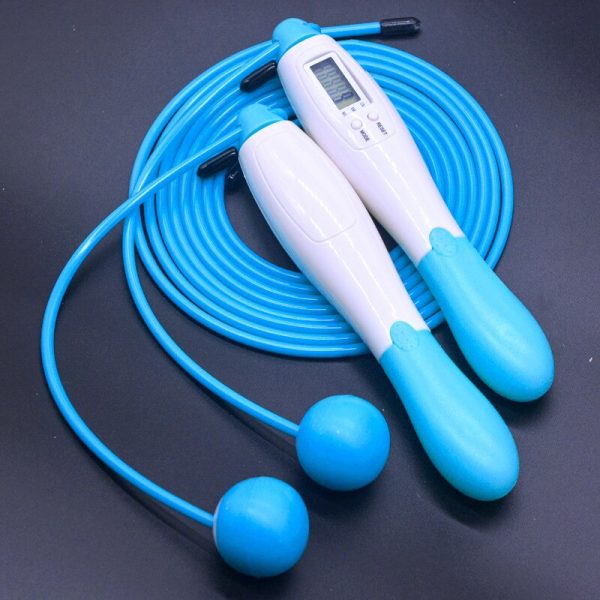 Cordless Electronic Skipping Rope Gym Fitness Cordless Skipping Smart Jump Rope with LCD Screen Counting Speed Skipping Counter - Image 4