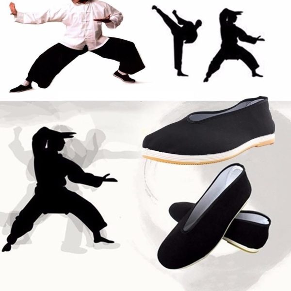 Cotton Tai-chi Shoes Men Chinese Kung Fu Cotton Cloth Wing Chun TaiChi Martial Art Old Beijing Casual Shoes martial art sneakers