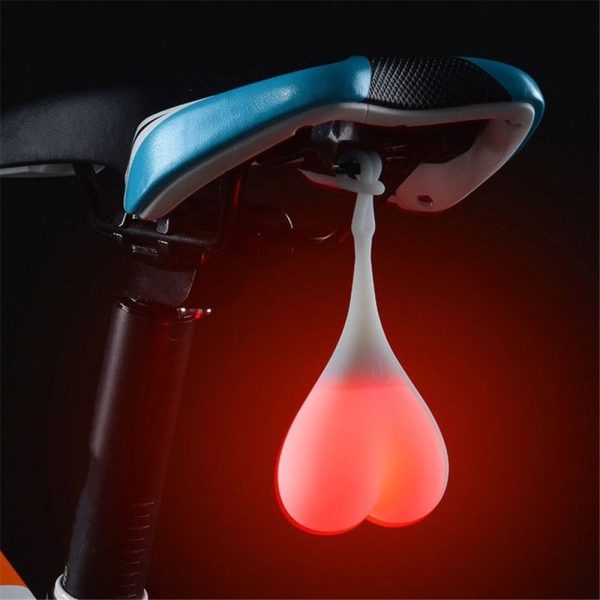 Cycling Balls Tail Silicone Light Creative Bike Waterproof Night Essential LED Red Warning Lights Bicycle Seat Back Egg Lamp - Image 3