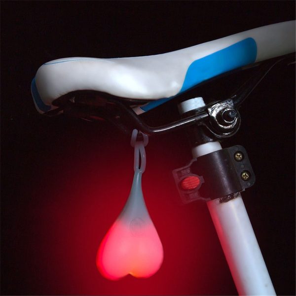 Cycling Balls Tail Silicone Light Creative Bike Waterproof Night Essential LED Red Warning Lights Bicycle Seat Back Egg Lamp - Image 4