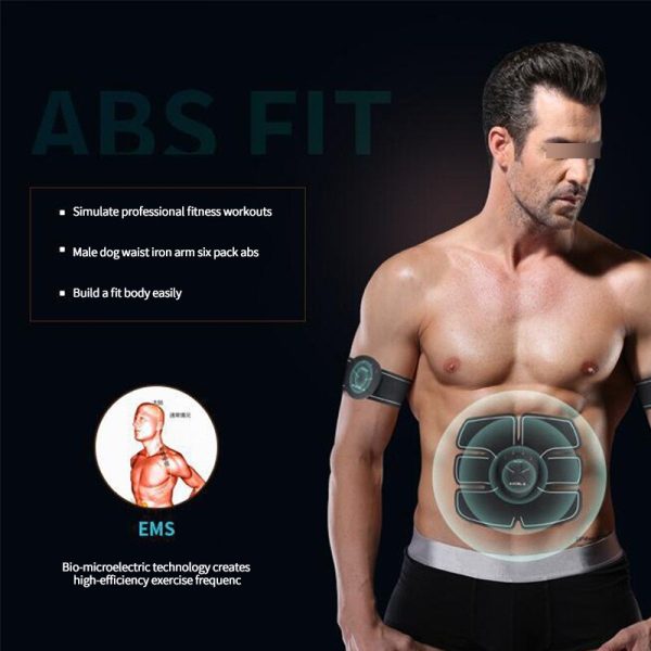 EMS Abdominal Fitness Instrument Rechargeable Sports Outdoor Abdominal Machine Slimming Belly Artifact Muscle Lazy People Abdomi - Image 4