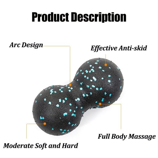 EPP 8cm Peanut Balls Body Massage Fascia Ball High Density Muscle Relaxation Lacrosse Fitness Yoga Myofascia Ball Relieve Pain - Image 5