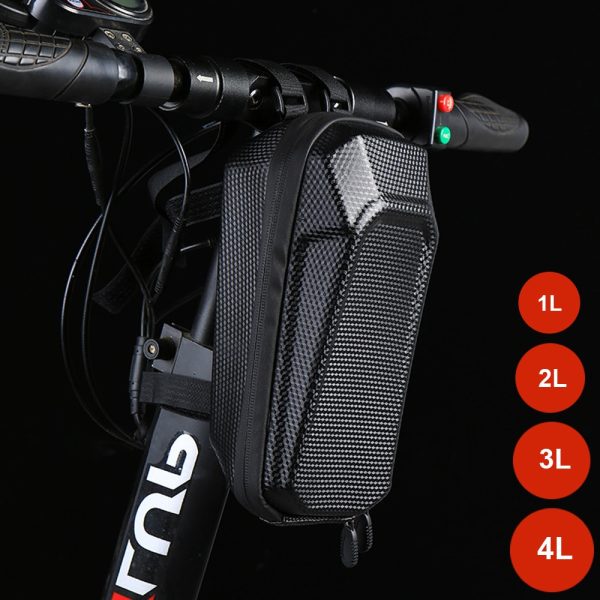 Electric Scooter Front Bag Waterproof EVA Hard Shell Bags Reflective Handlebar Hanging Bag Storage Accessories For Xiaomi M365