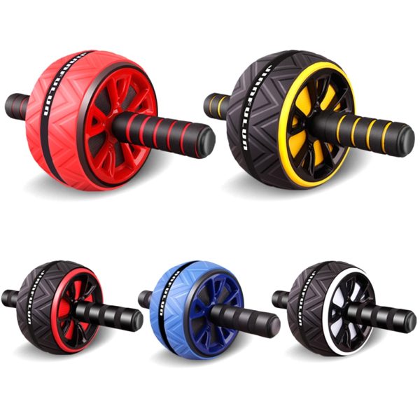 Fitness AB Roller Wheel Gym Non-slip Tire Pattern Abdominal Wheel Plate Abdominal Muscle Exerciser Wheel Roller Fitness Equipmen - Image 3