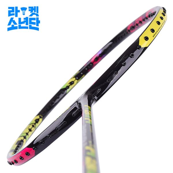 배드민턴 라켓Full Carbon Fiber Strung Badminton Rackets 4U Tension 22-35LBS Ax Duo Training Racquet Speed Sports With Bags For Adult