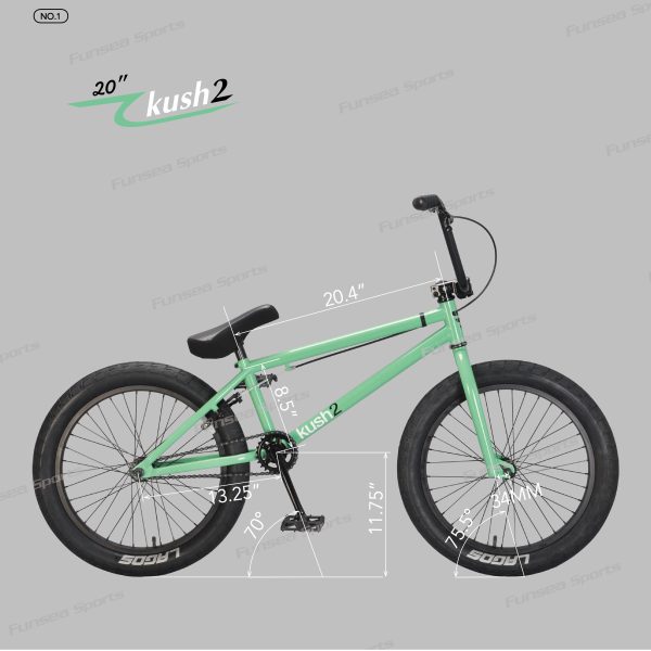 Funsea Bike For Kids Adult Bmx 20 Inch Street Cycle Bycicle Entry Level Velo Enfant Bicicleta велосипед детский велосипед Kush2 - Image 2