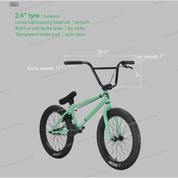 Funsea Bike For Kids Adult Bmx 20 Inch Street Cycle Bycicle Entry Level Velo Enfant Bicicleta велосипед детский велосипед Kush2 - Image 3