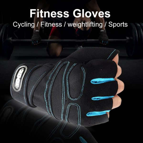 Gym Fitness Heavyweight Training Gloves Men women Body Building Half Finger Non-Slip Gloves Wrist Support Weightlifting Sports - Image 2