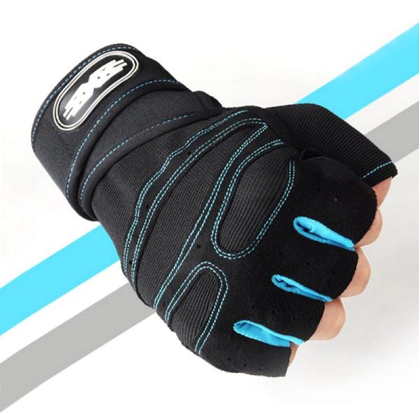 Gym Fitness Heavyweight Training Gloves Men women Body Building Half Finger Non-Slip Gloves Wrist Support Weightlifting Sports - Image 4